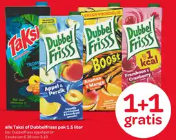 Spar Alle Taksi of Dubbelfrisss aanbieding