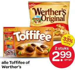 Spar Alle Toffifee of Werther's aanbieding