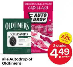 Spar Alle Autodrop of Oldtimers aanbieding