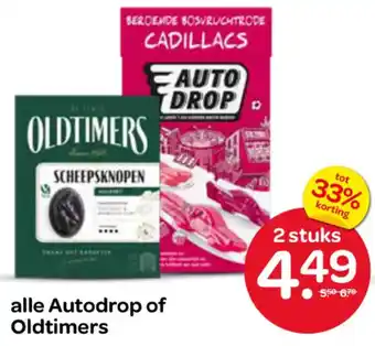 Spar Alle Autodrop of Oldtimers aanbieding