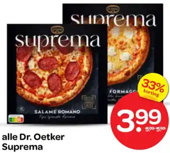 Spar Alle Dr. Oetker Suprema aanbieding