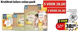 Kruidvat Kruidvat luiers value pack aanbieding