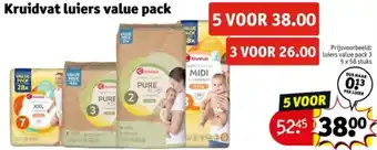 Kruidvat Kruidvat luiers value pack aanbieding