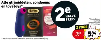 Kruidvat Alle glijmiddelen, condooms en lovetoys aanbieding