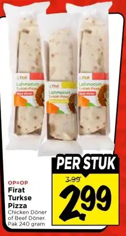 Vomar Voordeelmarkt Firat Turkse Pizza aanbieding
