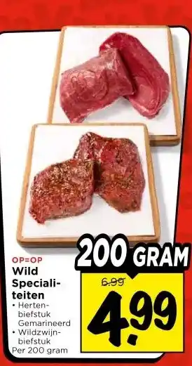 Vomar Voordeelmarkt Wild Specialiteiten aanbieding