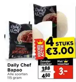 Vomar Voordeelmarkt Daily Chef Bapao aanbieding
