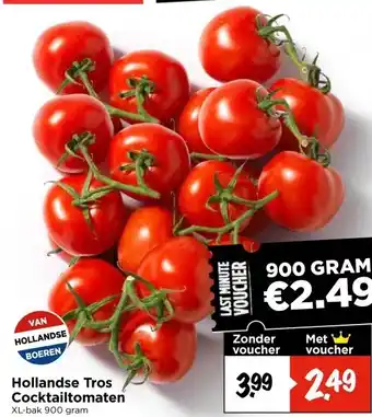 Vomar Voordeelmarkt Hollandse Tros Cocktailtomaten aanbieding