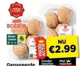 Vomar Voordeelmarkt Gepaneerde Gehaktballen aanbieding