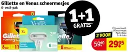 Kruidvat Gillette en Venus scheermesjes aanbieding
