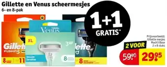Kruidvat Gillette en Venus scheermesjes aanbieding