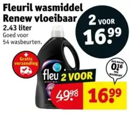 Kruidvat Fleuril wasmiddel Renew vloeibaar aanbieding
