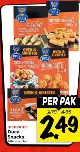 Vomar Voordeelmarkt Duca Snacks aanbieding