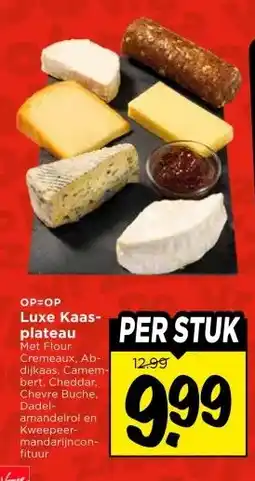 Vomar Voordeelmarkt Luxe Kaasplateau aanbieding