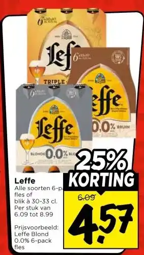 Vomar Voordeelmarkt Leffe aanbieding