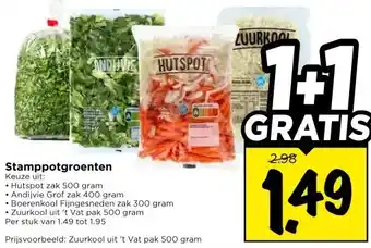 Vomar Voordeelmarkt Stamppotgroenten aanbieding