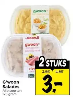 Vomar Voordeelmarkt G'woon Salades aanbieding