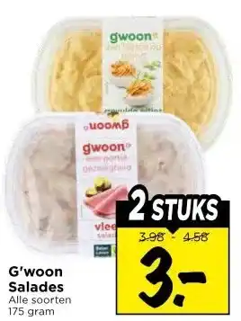 Vomar Voordeelmarkt G'woon Salades aanbieding