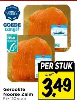 Vomar Voordeelmarkt Gerookte Noorse Zalm aanbieding