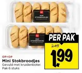 Vomar Voordeelmarkt Mini Stokbroodjes aanbieding