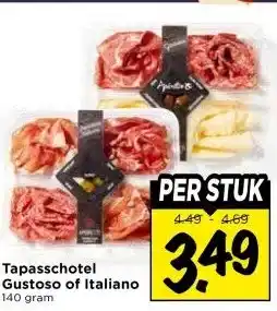 Vomar Voordeelmarkt Tapasschotel Gustoso of Italiano aanbieding