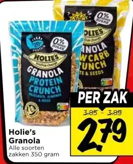 Vomar Voordeelmarkt Holie's Granola aanbieding