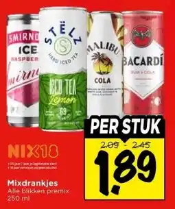 Vomar Voordeelmarkt Mixdrankjes aanbieding