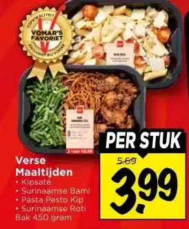 Vomar Voordeelmarkt Verse Maaltijden aanbieding