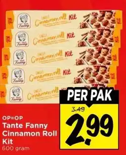 Vomar Voordeelmarkt Tante Fanny Cinnamon Roll Kit aanbieding