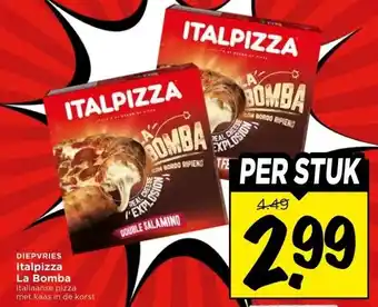 Vomar Voordeelmarkt Italpizza La Bomba aanbieding