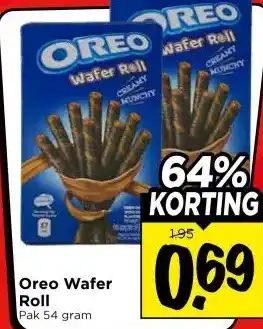 Vomar Voordeelmarkt Oreo Wafer Roll aanbieding