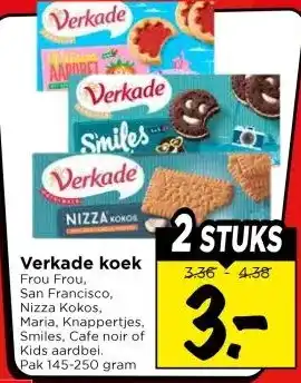 Vomar Voordeelmarkt Verkade koek aanbieding