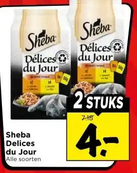 Vomar Voordeelmarkt Sheba Delices du Jour aanbieding