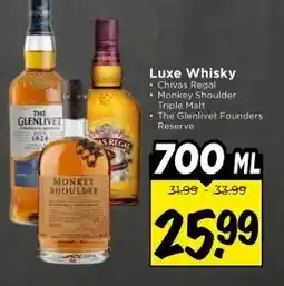 Vomar Voordeelmarkt Luxe Whisky aanbieding