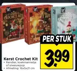 Vomar Voordeelmarkt Kerst Crochet Kit aanbieding