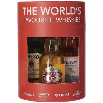 Dirck 3 Worlds Faourite Whiskies 4x5cl aanbieding