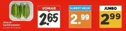 Vomar Voordeelmarkt Snack komkommer aanbieding
