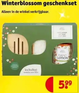 Kruidvat Winterblossom geschenkset aanbieding
