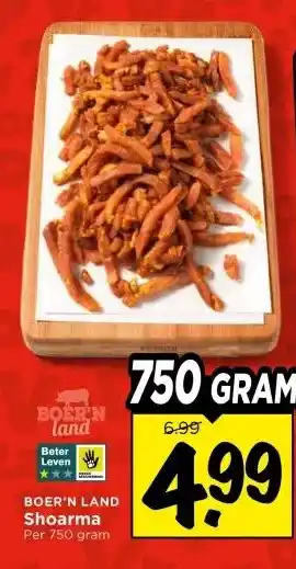 Vomar Voordeelmarkt Shoarma aanbieding