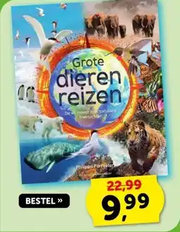 Boekenvoordeel Grote dieren reizen aanbieding