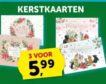 Boekenvoordeel KERSTKAARTEN aanbieding