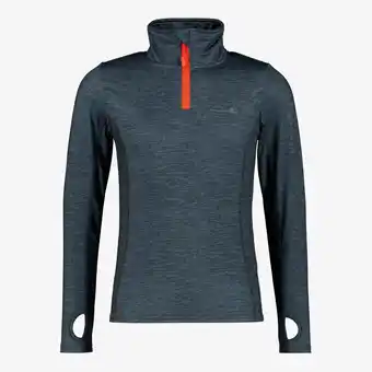 Scapino Mountain Peak kinder skipully met rits blauw aanbieding