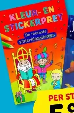 Boekenvoordeel KLEUR- EN STICKERPRET aanbieding