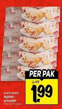 Vomar Voordeelmarkt Apfelstrudel aanbieding