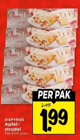 Vomar Voordeelmarkt Apfelstrudel aanbieding