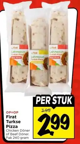 Vomar Voordeelmarkt Firat Turkse Pizza aanbieding