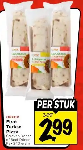 Vomar Voordeelmarkt Firat Turkse Pizza aanbieding