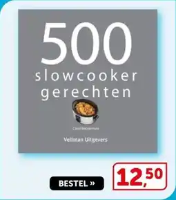 Boekenvoordeel 500 slowcooker gerechten aanbieding