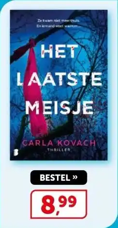 Boekenvoordeel HET LAATSTE MEISJE aanbieding