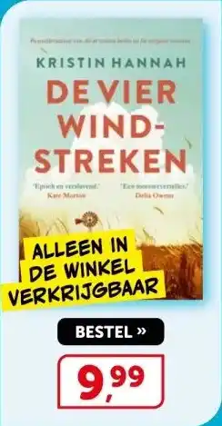 Boekenvoordeel DE VIER WIND- STREKEN aanbieding